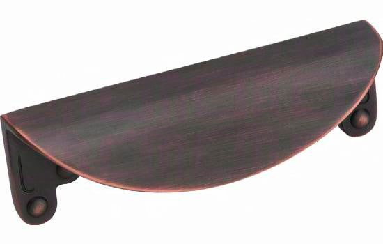 BP1592ORB - 3" Center to Center Oil-rubbed Bronze Inspirations Collection Cup Pull