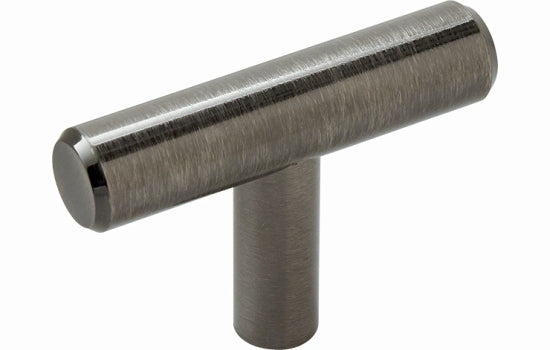 BP19009GM - 1-15/16" x 1/2" Gunmetal T-Knob
