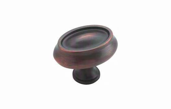 BP26127ORB - 1-1/2" Diameter Oil-rubbed Bronze Manor Oversized Oval Knob