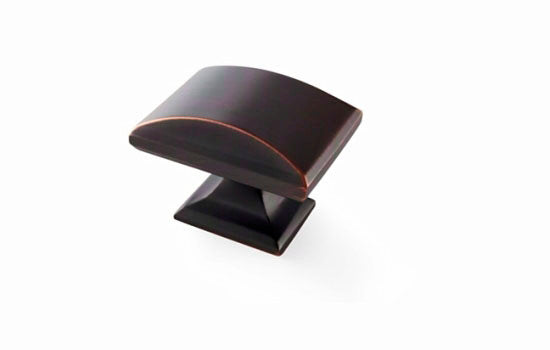 BP29368ORB - 1-1/2" x 1-1/4" Oil-rubbed Bronze Candler Oversized Rectangular Knob