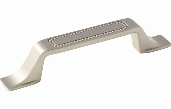 BP36584G10 - 96mm Center to Center 5-9/16" Length Satin Nickel Carolyne Collection Pull