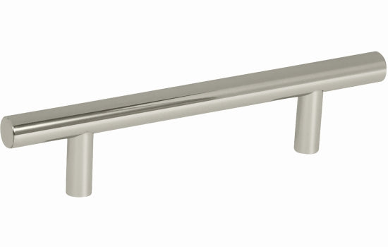 BP40516PN - 96mm Center to Center 6-1/8" Length Polished Nickel Bar Pull