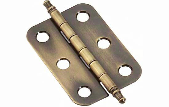 BPR2355AE - Inset Free-swinging Antique Brass Butt Hinge