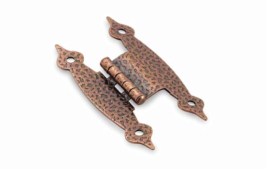 BPR3406AC - 3/8" Offset Free-swinging Antique Copper H Hinge