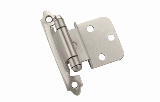 BPR3428G10 - 3/8" Inset Self-Closing Satin Nickel Hinge