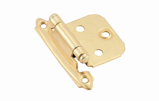 BPR3429-3 - Variable Overlay Self-Closing Polished Brass Hinge