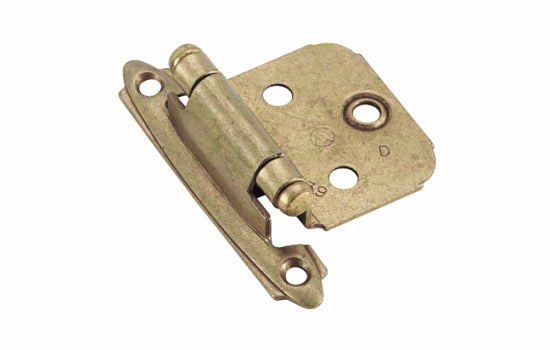 BPR3429BB - Variable Overlay Self-Closing Burnished Brass Hinge