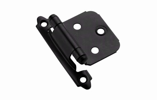 BPR3429FB - Variable Overlay Self-Closing Flat Black Hinge