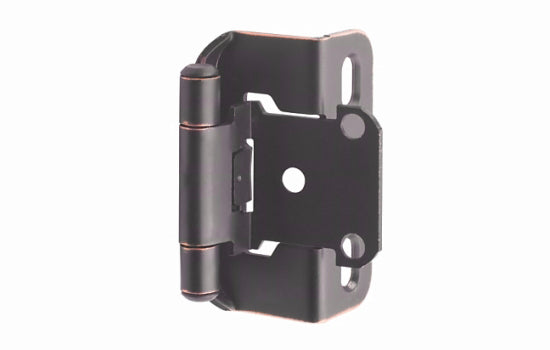 BPR7550ORB - 1/2" Overlay Self-Closing Oil-Rubbed Bronze Partial Wrap Hinge