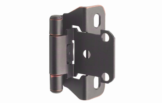 BPR7566ORB - 1/4" Overlay Self-Closing Oil-Rubbed Bronze Partial Wrap Hinge