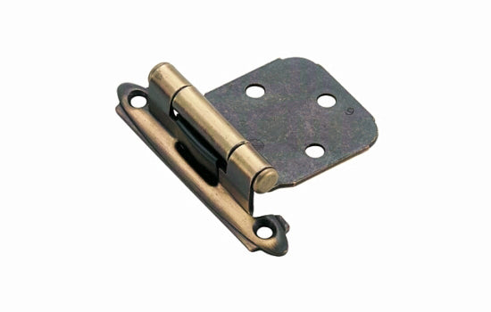 BPR7629AE - Variable Overlay Self-Closing Antique Brass Hinge