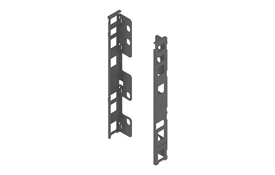 BZB7C000S - Legrabox Series C Height Rear Fixing Bracket for Stainless Steel & Gray
