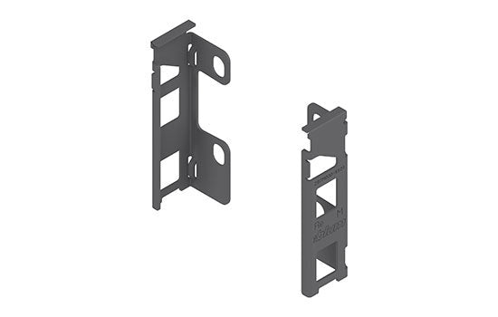 BZB7M000S - Legrabox Series M Height Rear Fixing Bracket for Stainless Steel & Gray