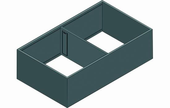 BZC7F400RSP - 4-3/8"H 14-9/16"D Gray Steel Ambia Drawer Divider for 16" Drawer