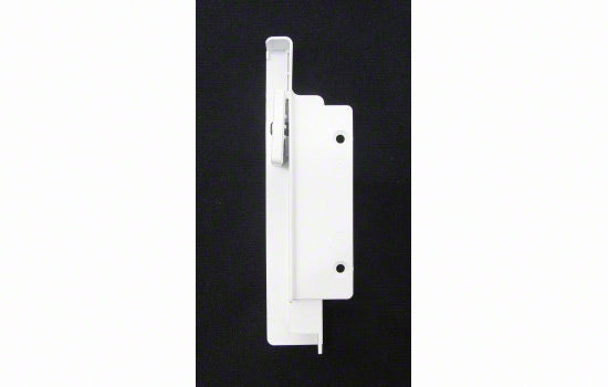 BZIF3050L-WH - H Height 6" White Screw-on Left Hand Front Fixing Bracket for Metabox