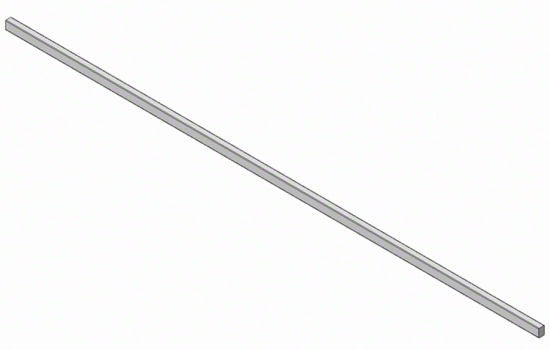 BZR7.1080U-OGM - 1080mm Legrabox Series Cross Gallery Rail for Gray