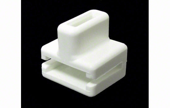 BZRM0004WH - White Metafile Lateral Bracket