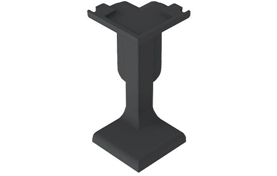 C-CORN-OUT-BLK - Black Finish C-Channel Outer C-Corner