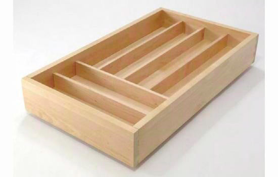C0495MNL1 - 60"D Birch Cutlery Drawer Insert Kit