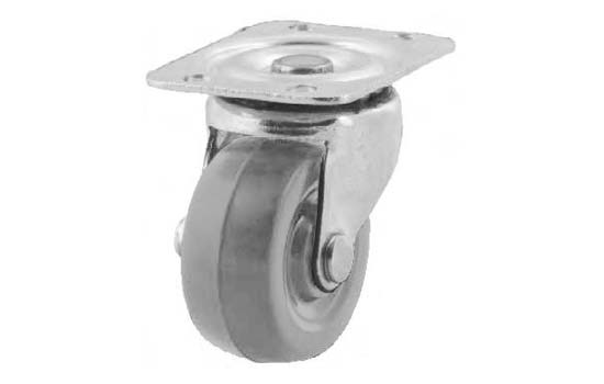 C30MRS - 3" Diameter Gray Non-marking Swivel Caster