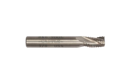 CASB00338 - 3/8" Diameter 3 Flute Carbide Rough Mill Bit
