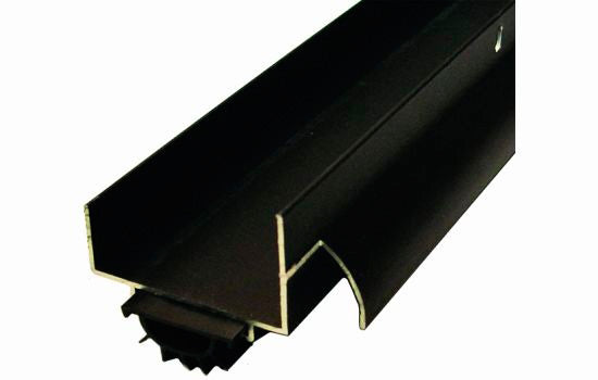 CEDS134D3534HN - 35-3/4" Bronze Half Notch Door Shoe with Rain Drip for 1-3/4" Doors