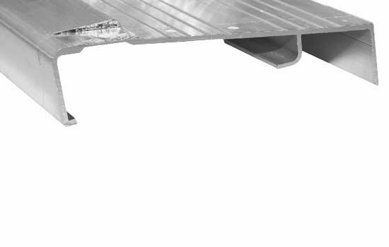 CES51AM3312BT - 33-1/2"L x 5-1/8"W 1-1/8"H Aluminum Inswing Combo Sill - Bulk Packaged