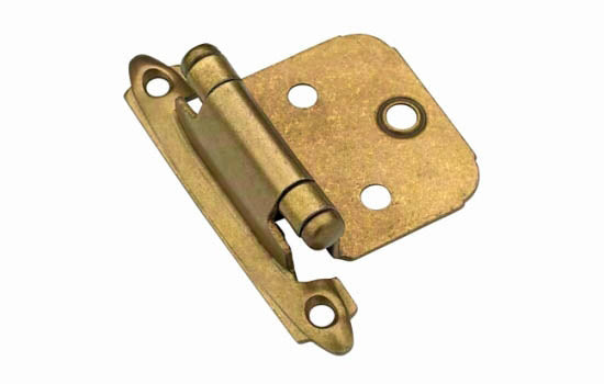 CM7139BB - Variable Overlay Self-Closing Burnished Brass Hinge