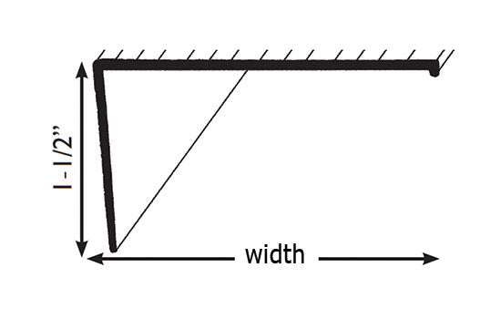 CO2239B72 - 72"L x 2-3/4"W 1-1/2"H Bronze Sill Nosing