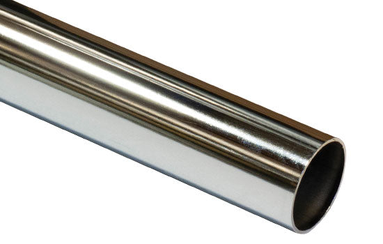 CR1116CP12 - 12' Length 1-1/16" Diameter Round Chrome Closet Rod