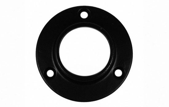 CRS5CL-MB - 1-5/16" Matte Black Screw-on Round Closed Closet Rod Support