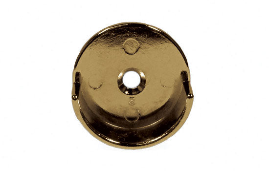CRS5DOP-DB - 1-5/16" Dull Brass Doweled Round Open Closet Rod Support