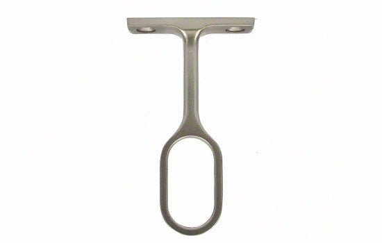 CRSCOV-SN - Satin Nickel Screw-on Center Oval Closet Rod Support
