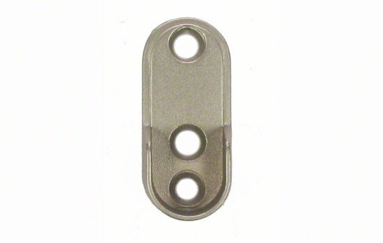 CRSOV-SN - Satin Nickel Screw-on Oval Closet Rod Support