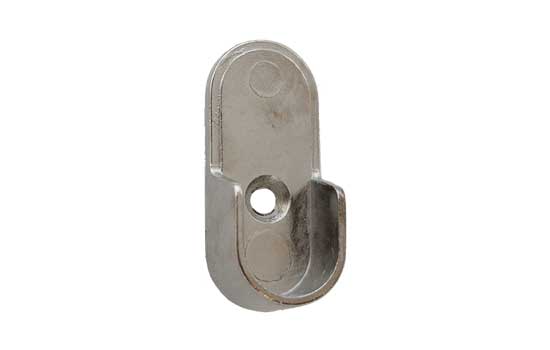 CRSOVD-CP - Chrome Doweled Oval Closet Rod Support