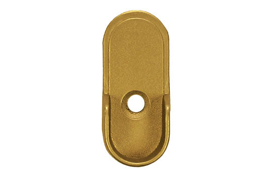 CRSOVD-DB - Dull Brass Doweled Oval Closet Rod Support