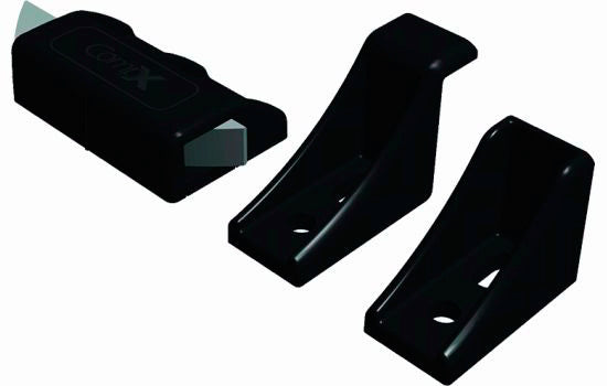 DL200 - Black Double Door Latch Kit