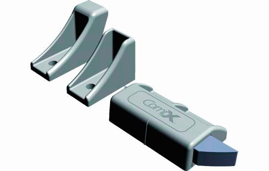 DL300W - White Double Door Latch Kit