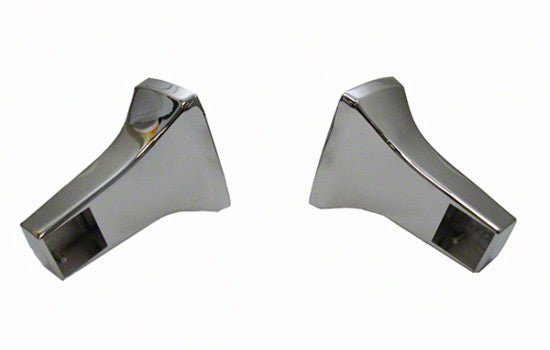 DN5100CH - 3/4" Square Contemporary Chrome Towel Bar Brackets <mark>Towel Bar Not Included</mark>