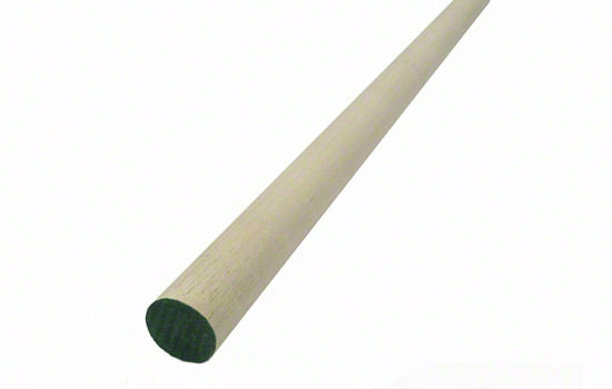 DR114X48 - 1-1/4" Diameter x 48" Length Forest Green Birch Dowel Rod
