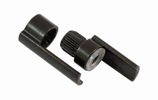 DSR3-01238 - DoorSaver 3 Matte Black Residential Bumperless No Pin Hinge Stops