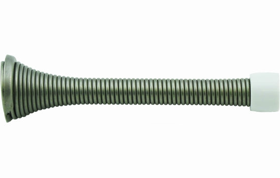 DSSJ15 - 3-3/4" Satin Nickel Jumbo Heavy Duty Spring Door Stop