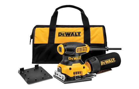 DWE6411K - 1/4 Sheet Palm Grip Electric Sander Kit