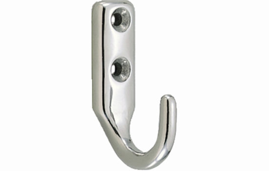EL-25 - Single Hook 1/2"W Stainless Steel