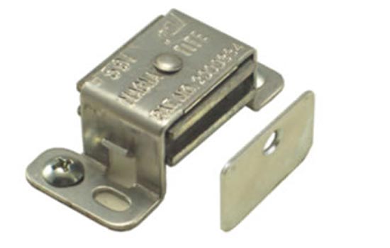 EP591WS-BULK - Aluminum Magnetic Catch with Strike & Screws - 250 per box <mark>* Must buy in quantities of 250 *</mark>