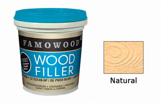 FASF24NAT - 24 oz Natural Waterbase Wood Putty