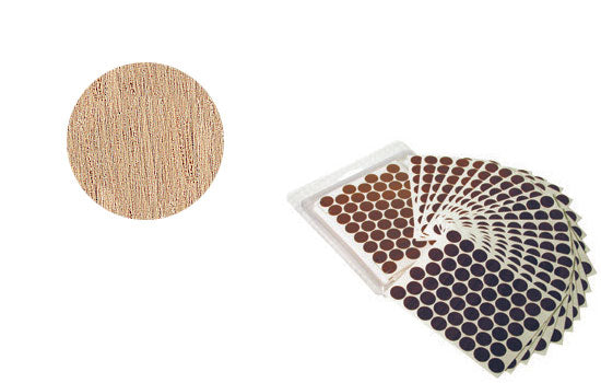 FASTCAP-WO - 9/16" Unfinished Wood White Oak Fastcaps - 1040ea per Box