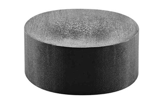 FES-200060 - 2-1/2" dia. X 1-1/32"H Black Unfilled Hotmelt Glue Cartridges - 48/bx