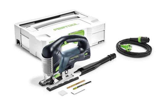 FES-561608 - D-Handle Variable Speed CARVEX Jigsaw with LED Lights, 2 Blades and Splinterguard