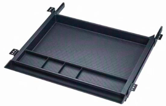 FT89710BLK - 20-7/8" Wide Black Pencil Drawer Pullout with Ball Bearing Slides